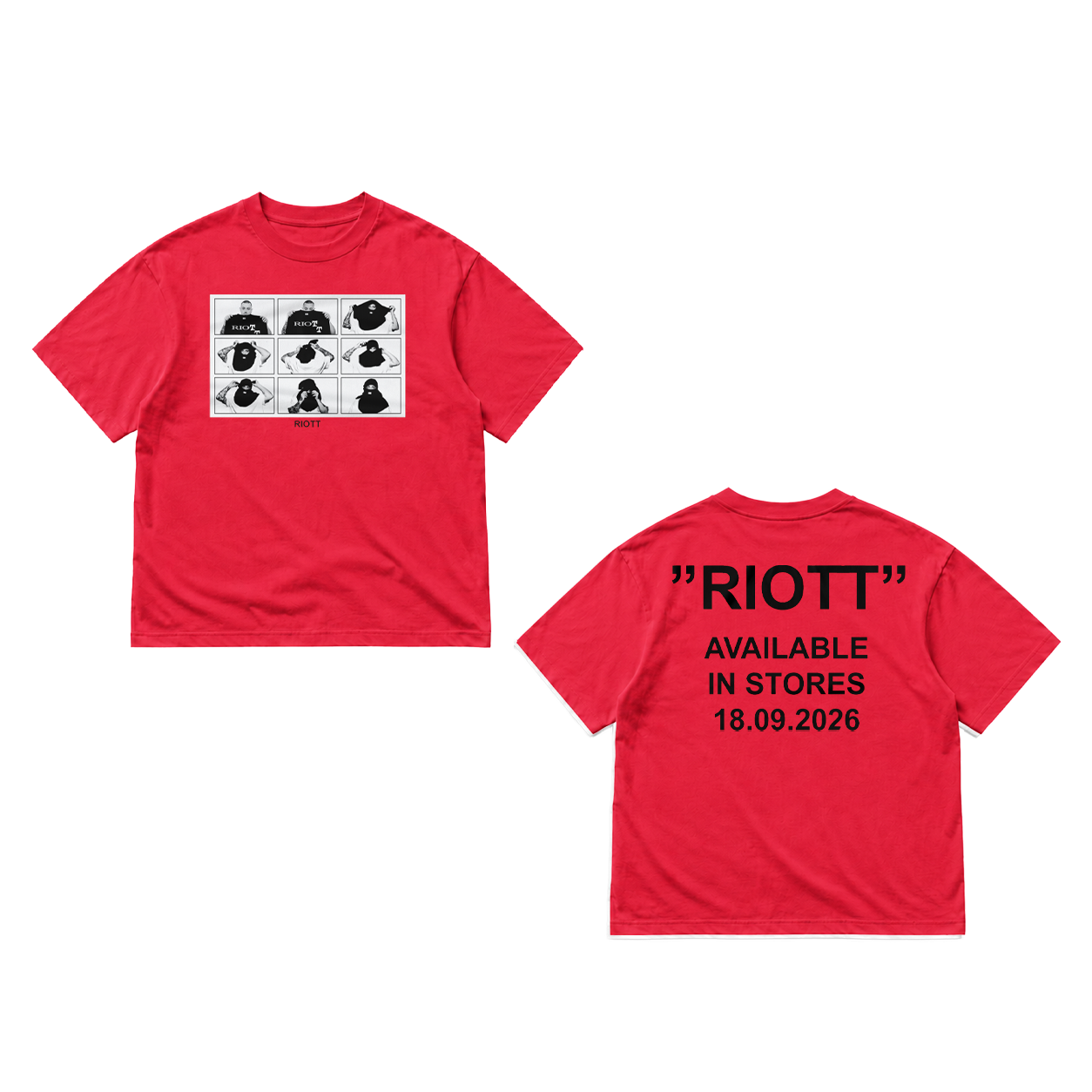 BALACLAVA RED TEE