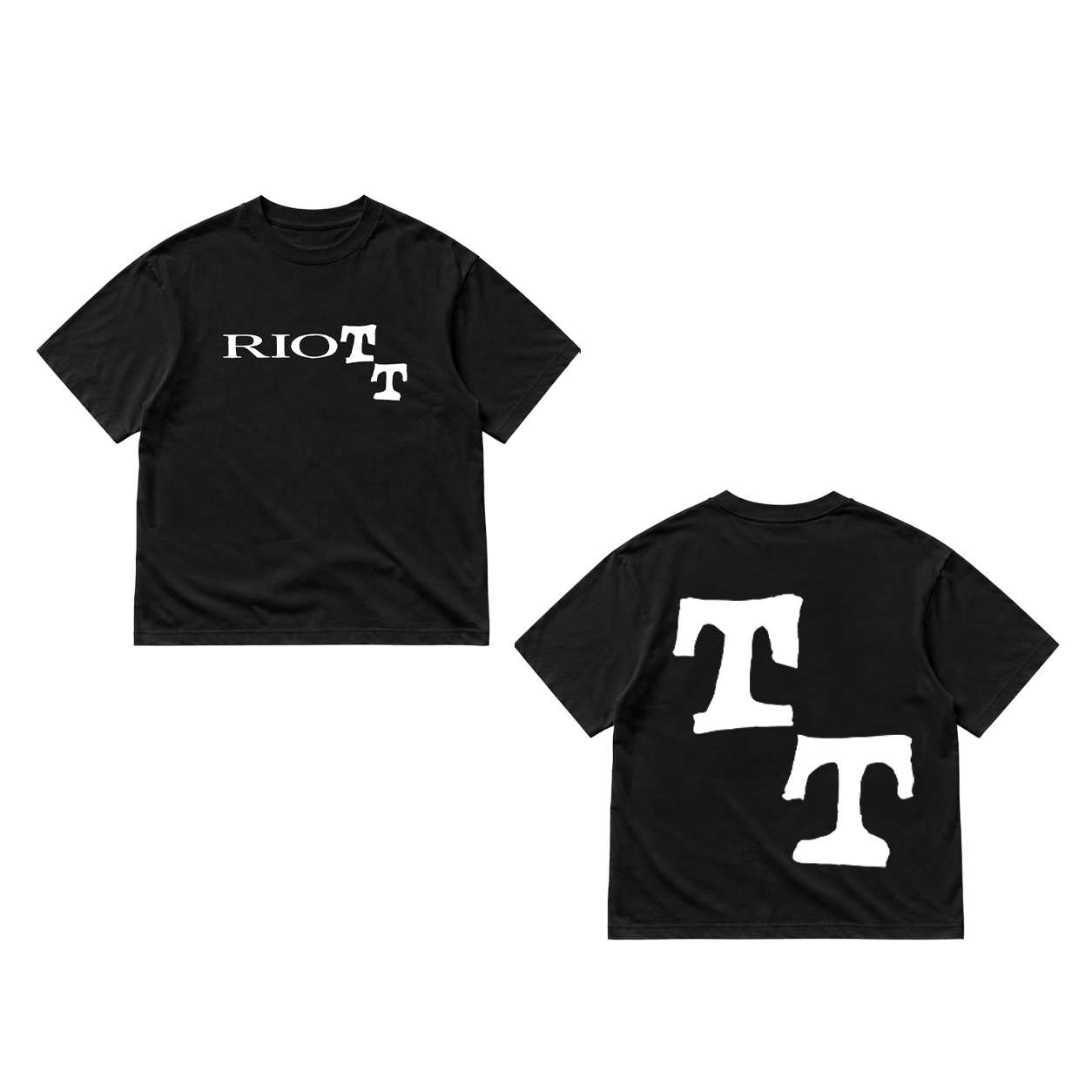 RIOTT CLASSIC BLACK TEE